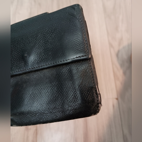 BVLGARI Two-folded wallet Classico leather Authentic - Picture 4 of 11